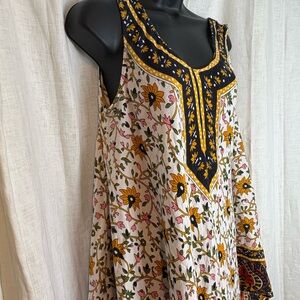 💥3/$30💥Floral Paisley Sleeveless Midi Dress Festival Ethnic Boho